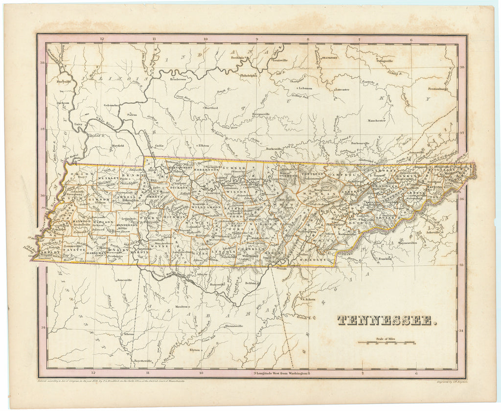 Tennessee: Bradford, 1838
