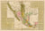 Old map of Mexico