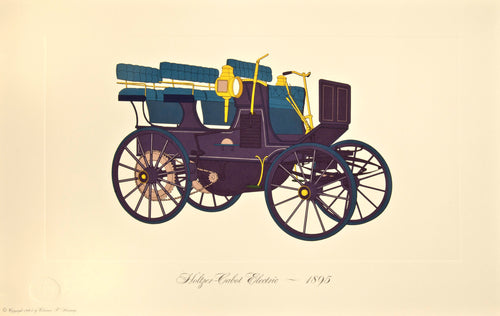 Old automobile print