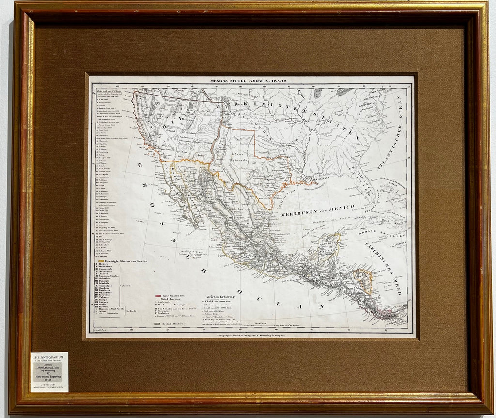 Mexico, Mittel-America, Texas: Flemming 1853