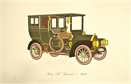 Old automobile print