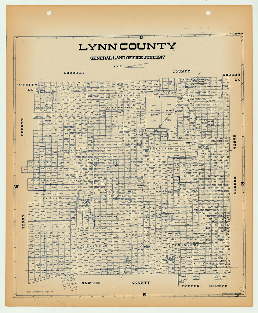 Lynn County - Texas General Land Office Map ca. 1926