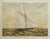 Old print of a sailboat