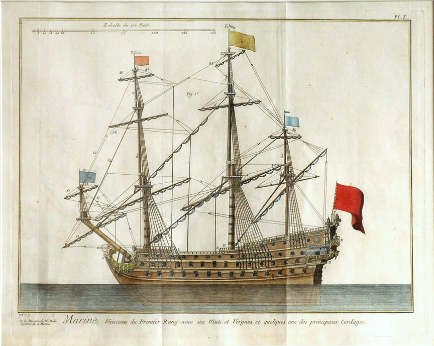 French Warship: Denis Diderot c.1770