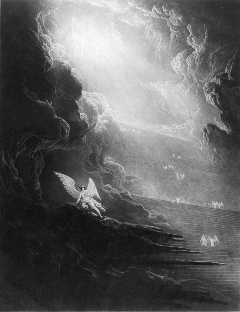 Satan Viewing the Ascent to Heaven: Martin 1824-25