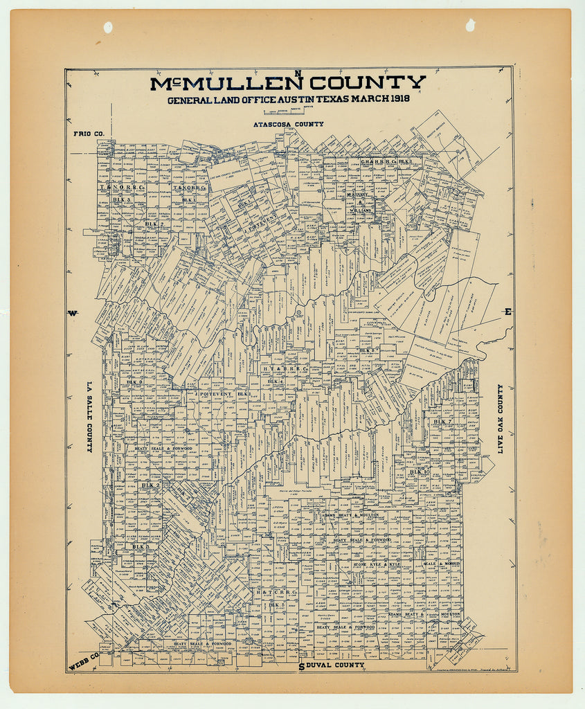 McMullen County - Texas General Land Office Map ca. 1926