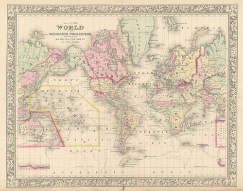 Old map of the World
