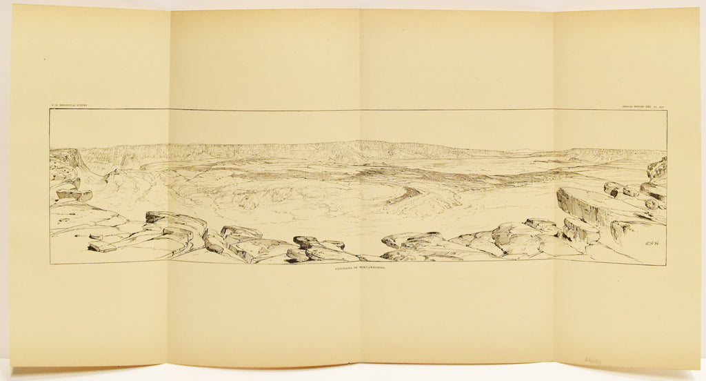 Panorama of Mokuaweoweo: U.S. Geological Survey 1883