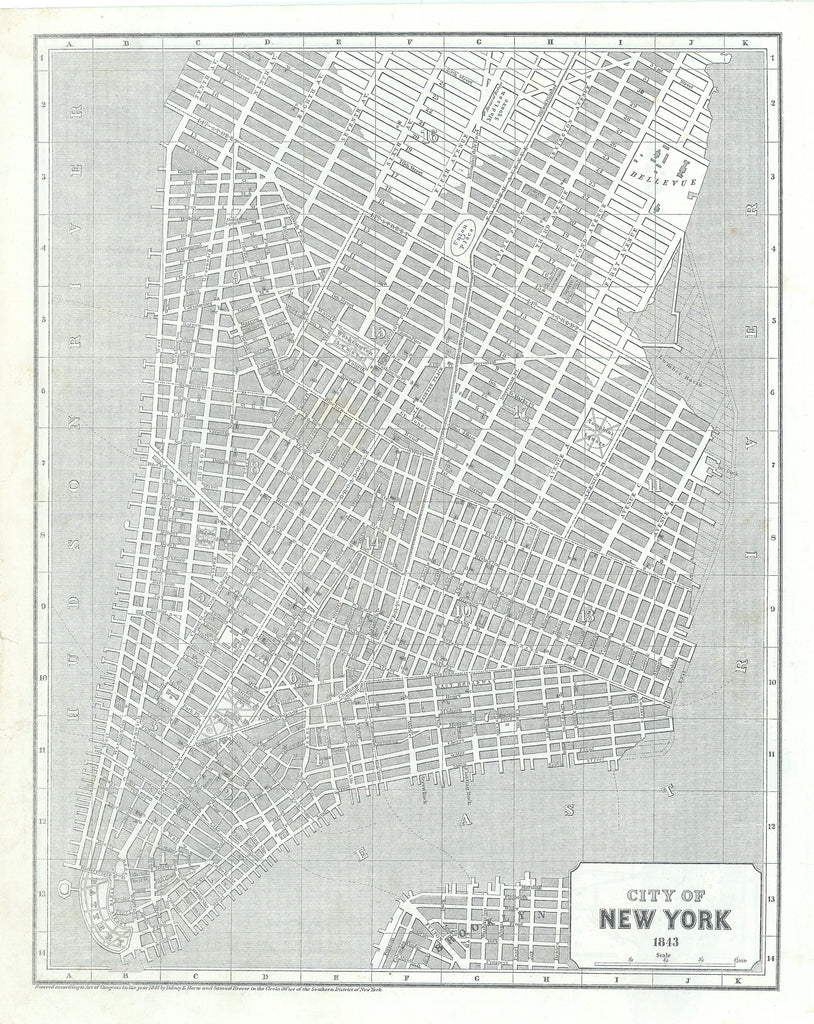 City of New York (with State of New York on verso): Morse, 1843