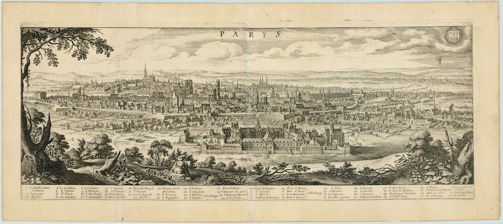 Parys: Merian c. 1650