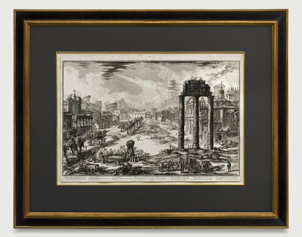 Framed View of the Campo Vaccino: Piranesi 1772