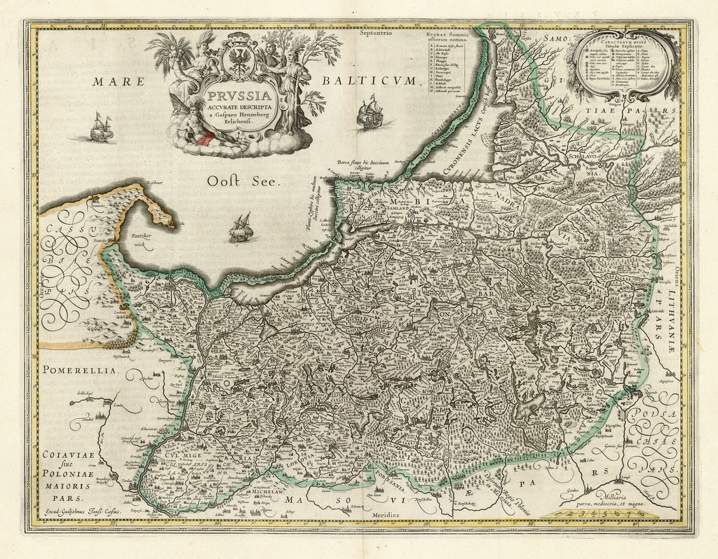 Old map of Prussia