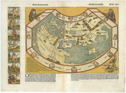 Hartmann Schedel Ptolemaic Map of the World 