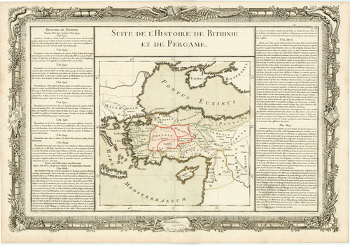 Old map of Turkey