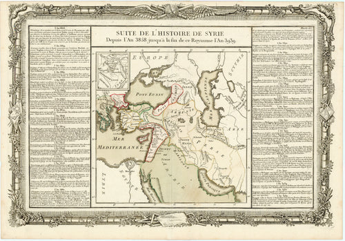 Old map of the Middle East