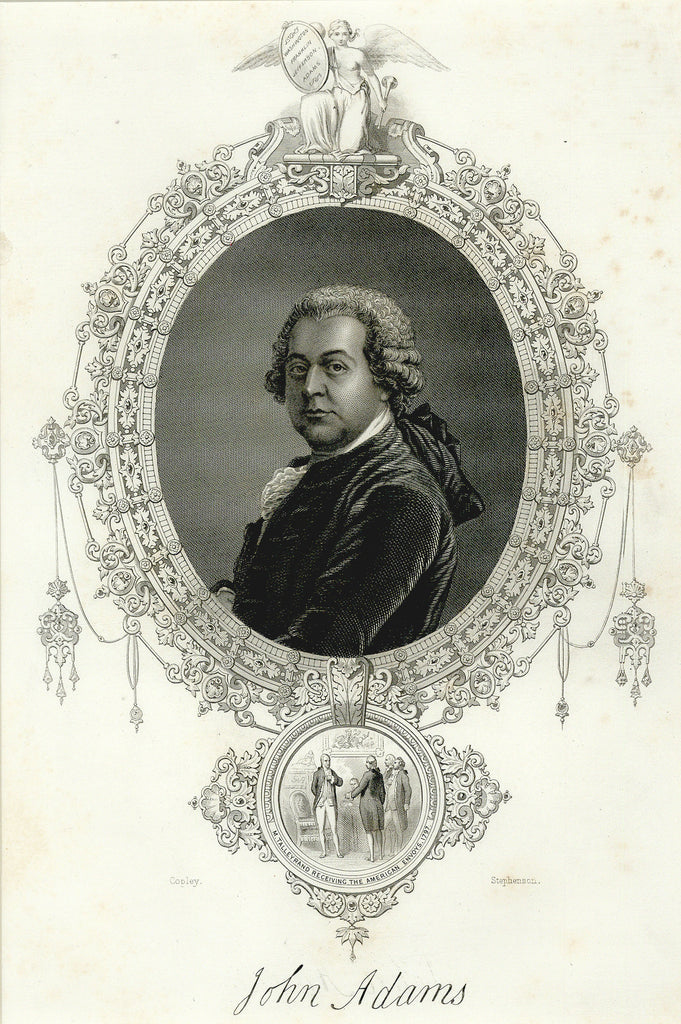 Old print of John Adams