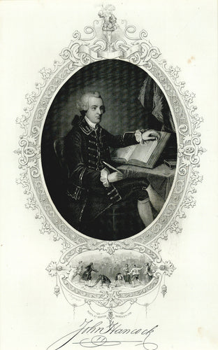 Old print of John Hancock