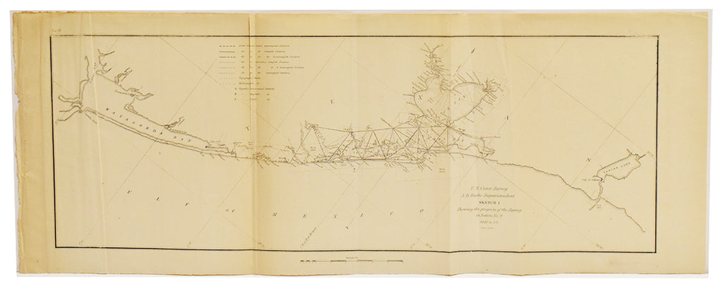U.S. Cost Survey, Sabine Pass to Matagorda Bay: 1848-1853