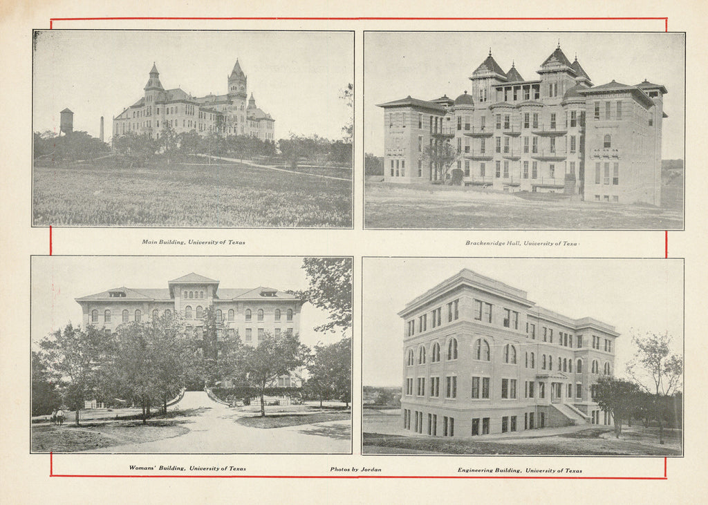 Old photographs of the University of Texas