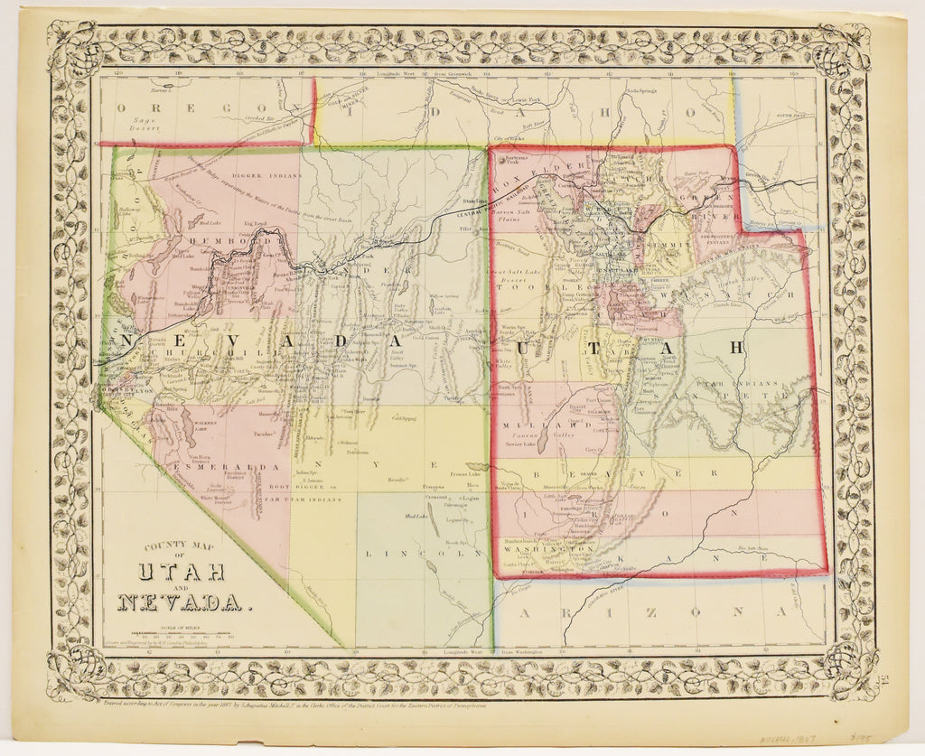 Utah and Nevada: Mitchell 1867