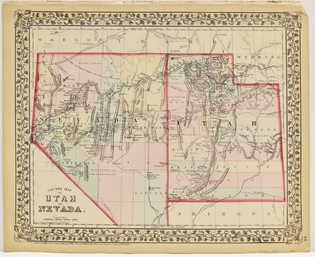 Utah and Nevada: Mitchell 1872