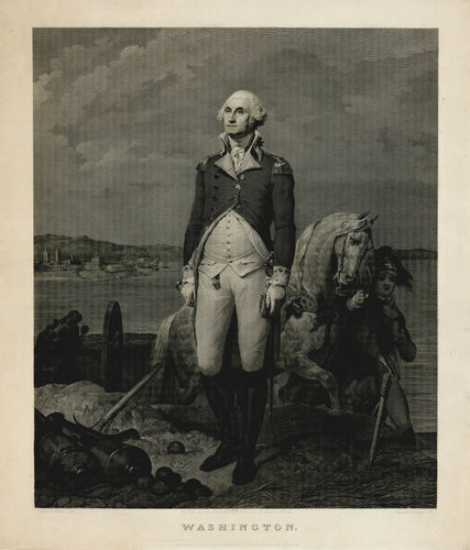 Old rare portrait of George Washington