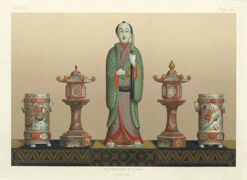 Japanese Porcelain, Plate IX: George A. Audsley & James Lord Bowes 1875