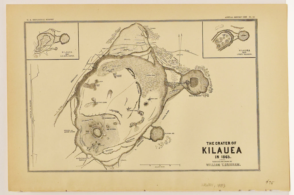 The Crater of Kilauea: U.S. Geological Survey 1883