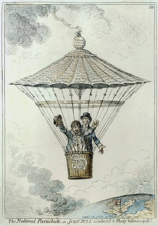 The National Parachute: James Gillray 1851