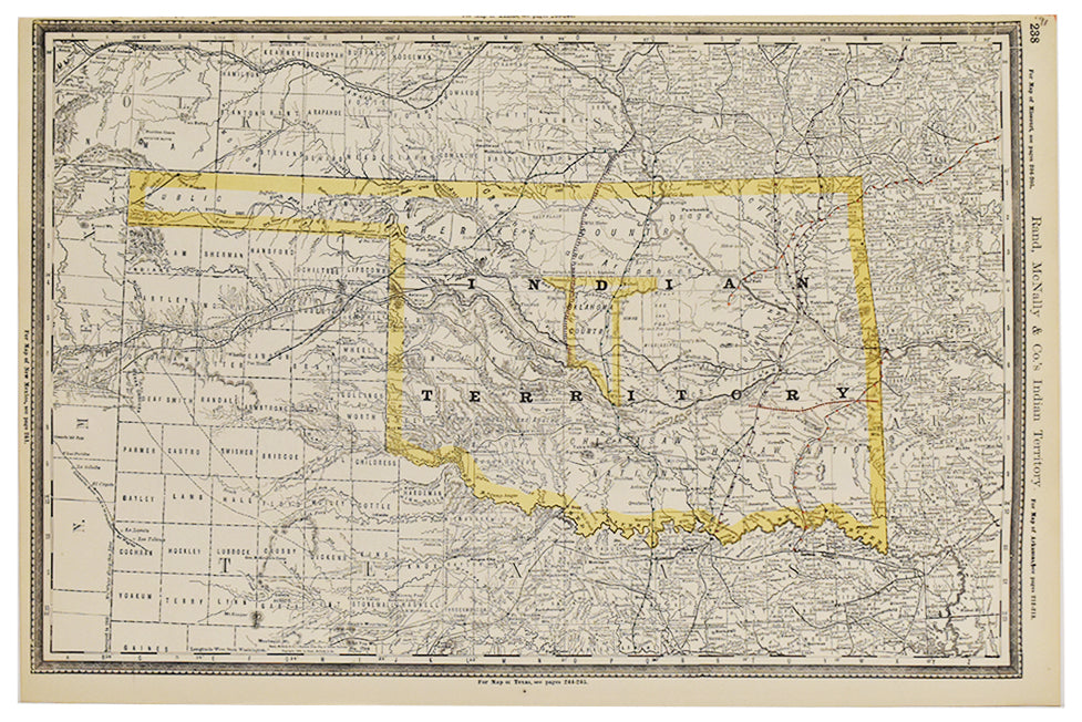 Indian Territory (Oklahoma): Rand, McNally & Co. 1891