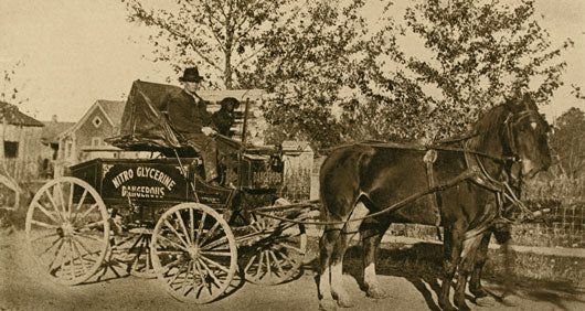Horse Drawn Nitro Wagon: 1905 [Reproduction]