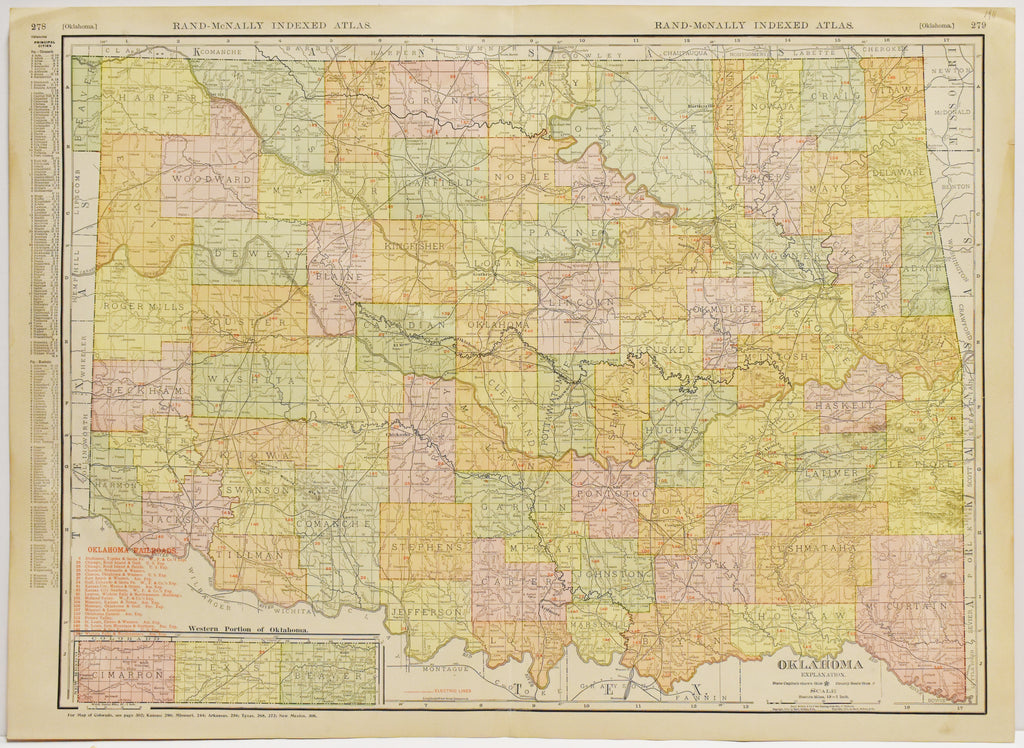 Oklahoma: Rand, McNally & Co. 1908