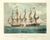 Old print of two ships