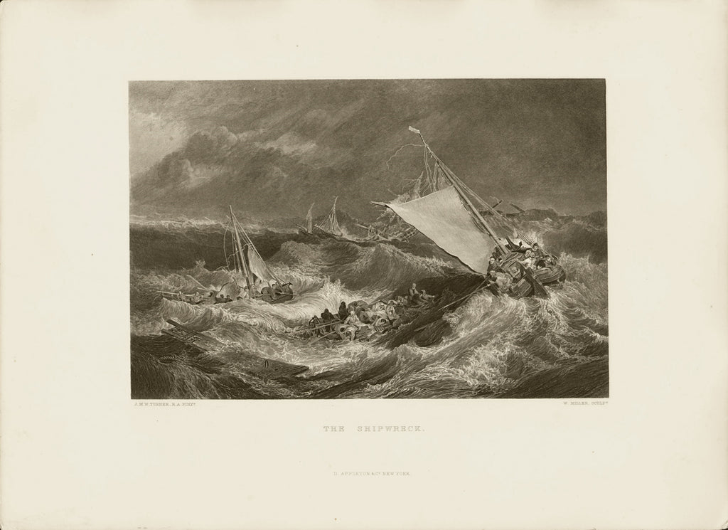 The Shipwreck: Turner c. 1880
