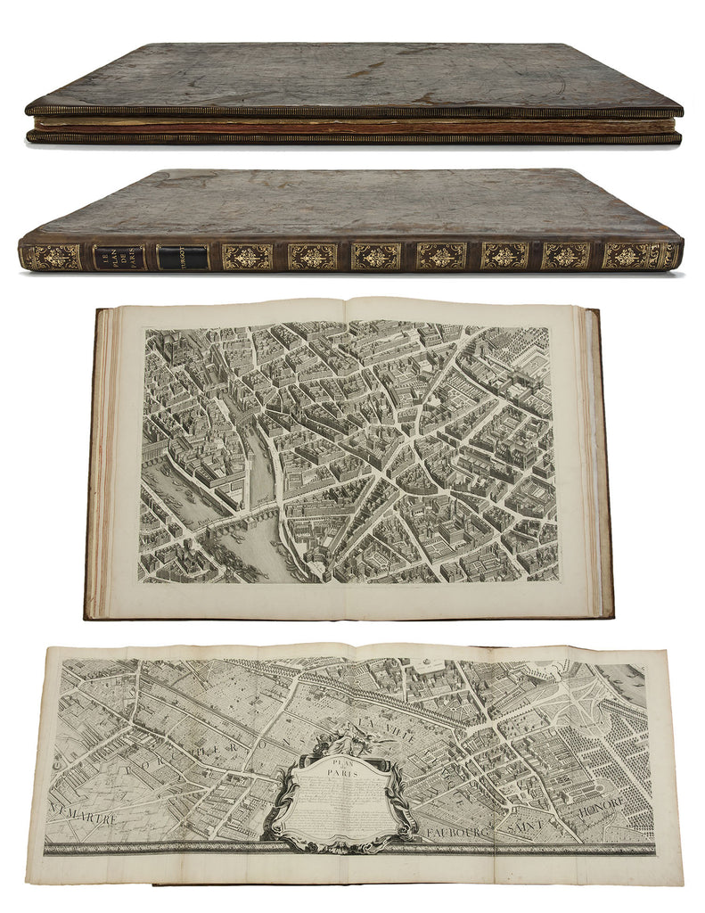 Plan de Paris (Plan of Paris): Michel-Etienne Turgot 1739
